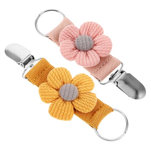 SOIMISS 2stücke Tragbare Hutclips Für Multifunktionale Clips Für Hüte Rucksäcke Und Taschen Blumenmuster Hellrosa Und Sicherer Für Ihre Reiseaccessoires von SOIMISS