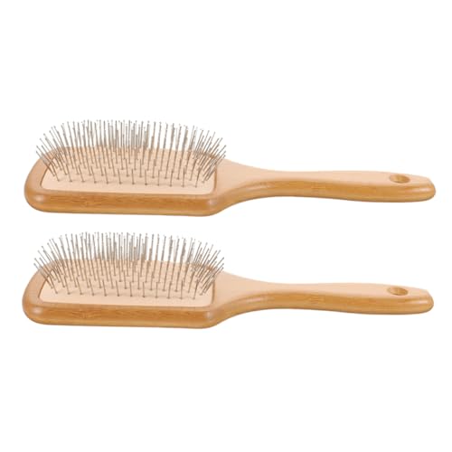 SOIMISS 2Stücke Edelstahlnadel Haarbürsten mit Quadratischem Luftkissen Sanfte Kopfhautmassage Bürste für und Männer für Zuhause und Unterwegs SOIMISS 2Stücke Edelstahlnadel Haarbürsten mit Quadratischem Luftkissen Sanfte Kopfhautmassage Bürste für und Männer für Zuhause und Unterwegs von SOIMISS