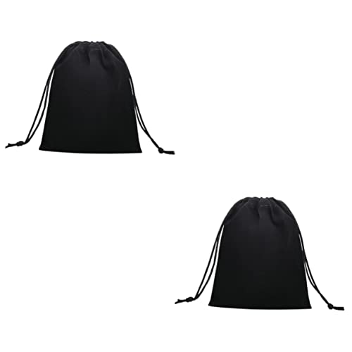 SOIMISS 2st Flusenbeutel Mit Kordelzug Reisetaschen-Organizer Computer-kordelzugbeutel Tasche Für Haartrockner Föhnbeutel Geschenktüten Mit Kordelzug Dessous-Aufkleber Haargebläse Black von SOIMISS