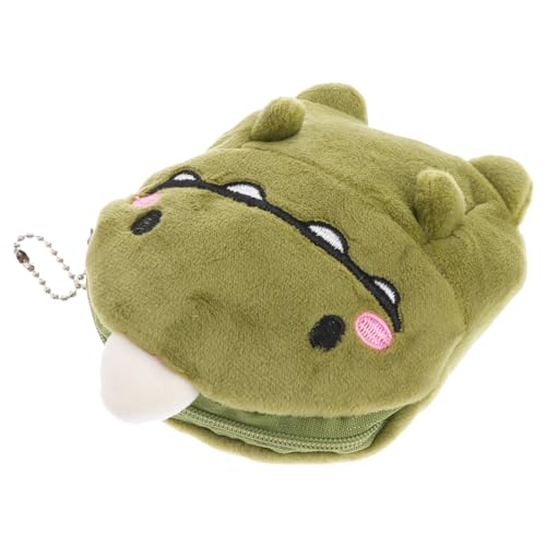 SOIMISS 2stücke Mini Dino Geldbörse Für Damen Und Junge Mädchen Plüsch-münzbeutel Mit Reißverschluss Leichte Mini-Wallet Für Kleingeld Schlüssel Und Karten Für Täglichen von SOIMISS