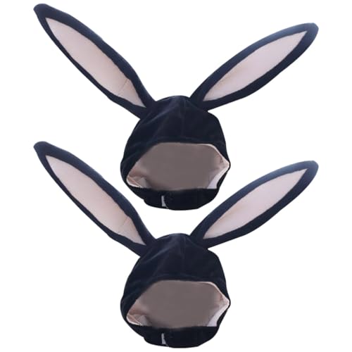 SOIMISS Foto-requisite Für Ostern Und Weihnachten Kapuze Mit 2 Ohren Verstellbare Schnalle Unisex-hasen-kopfbedeckung Für Erwachsene Jungen Und Mädchen von SOIMISS