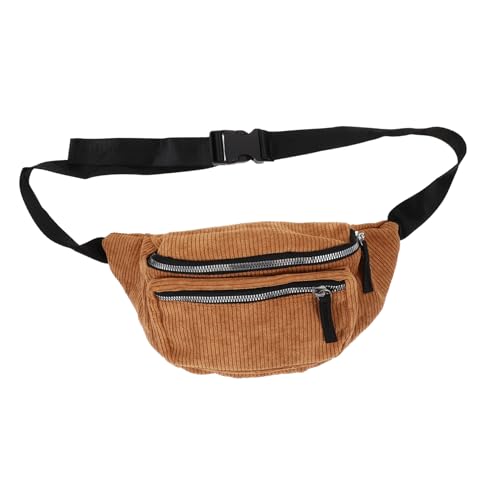 SOIMISS 2st Mini-hüfttasche Brusttasche Für änner Damen Geldbörse Modische Brusttasche 90er-Jahre-Outfit Für Damen Handgepäck Rucksäcke Für ädchen Schwarze Geldbörsen Frauen Brown von SOIMISS