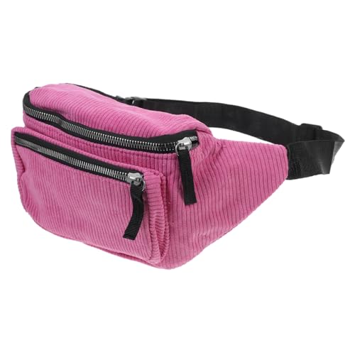 SOIMISS 2stücke Corduroy Crossbody Tasche Für Damen Stylische Und Leichte Bauchtasche Für Outdoor-aktivitäten Für Shopping Reisen Und Freizeit von SOIMISS