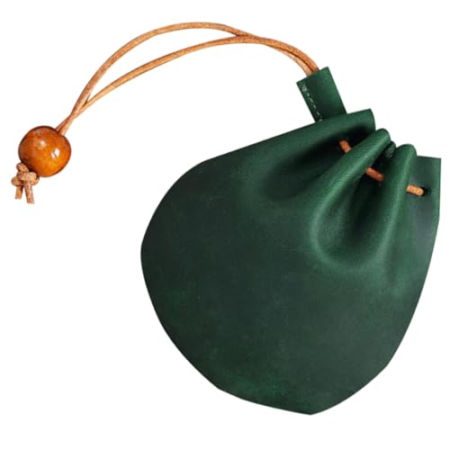 SOIMISS 2stücke Retro Mini Geldbörse Chic Drawstring Münzbeutel Einfache Aufbewahrungstasche Für Täglichen Gebrauch Blau Und Grün Zufällige Farbauswahl von SOIMISS