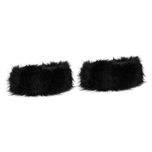SOIMISS 2stücke Faux Fur Stirnband Für Damen Warmes Ohrwärmer Headband Für Kalte Wintertage Stilvolles Und Bequemes Accessoire Aus Hochwertigem Kunstfell Zum Kombinieren Mit von SOIMISS