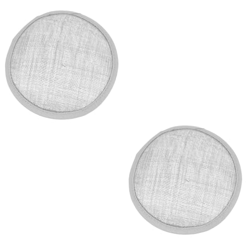 SOIMISS 2stücke Rundbasis Für Hüte Aus Graue Millinery Basis Für Fascinator Kopfschmuck Leicht Tragbar Für Kreative Projekte Oder Besondere Anlässe von SOIMISS