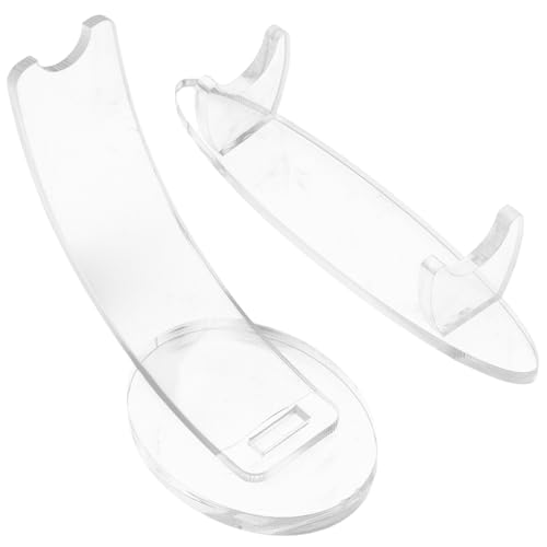 SOIMISS 2stücke Acryl-stifthalter Vertikaler Präsentationsständer Bleistiftständer Pinsel-trocknungsunterstützung Organizer Für Schreibtisch Transparent Make-up-pinsel-halter von SOIMISS