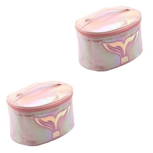 SOIMISS 2stücke Beauty Fish Tail Kosmetiktasche Tragbare Make-up Aufbewahrung Handliche Organizer-Tasche Für Frauen Für Reisen Und Alltag von SOIMISS