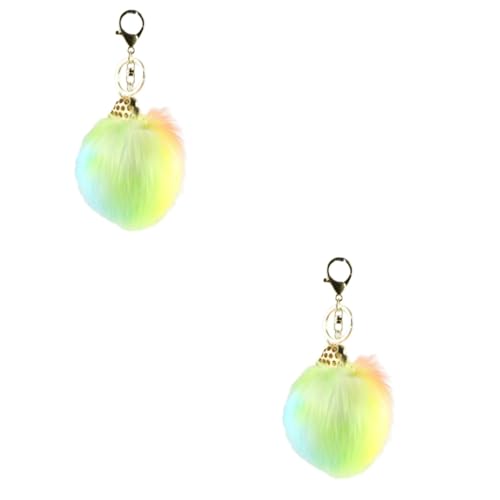 SOIMISS 2stücke Bunter Flauschiger Schlüsselanhänger Einhorn Für Taschen Und Handys Zufällige Farben Für Frauen Und Mädchen Perfektes Für Jeden Anlass von SOIMISS
