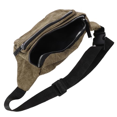 SOIMISS 2stücke Crossbody Corduroy Fanny Pack Für Damen Modische Umhängetasche Mit Großer Kapazität Praktischer Hüfttasche Für Alltag Und Freizeit SOIMISS 2stücke Crossbody Corduroy Fanny Pack Für Damen Modische Umhängetasche Mit Großer Kapazität Praktischer Hüfttasche Für Alltag Und Freizeit von SOIMISS