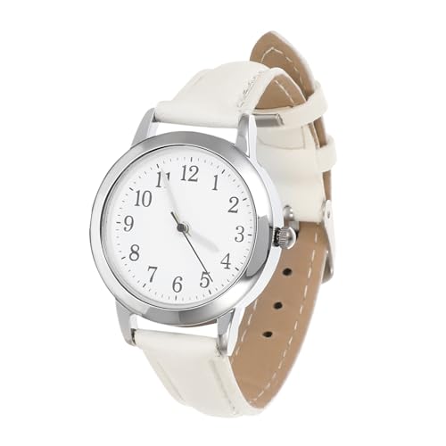 SOIMISS 2stücke Damen Armbanduhr Mit Wasserdichtem Pu-lederarmband Elegante Quarzuhr Für Freizeit Und Alltag Minimalistisch Und Bequem Für Schüler Und Modebewusste Frauen von SOIMISS