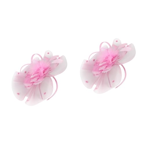 SOIMISS 2stücke Floral Haarkranz Mit Netz-akzenten Elegantes Haaraccessoire Für Hochzeiten Abendveranstaltungen Und Partys von SOIMISS