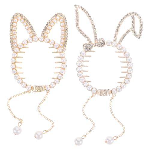 SOIMISS 2stücke Haarschmuck Junge Mädchen Mit Haarbändern Und Haarspangen Verspieltes Design Für Mädchen Für Partys Und Alltag Leicht Und Angenehm von SOIMISS