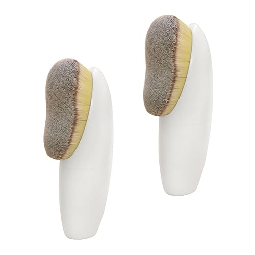 SOIMISS 2stücke Kosmetikpinsel Damen-make-up Gesichts-make-up-pinsel Aus Hochwertigem Material Make-up-tools Für Flüssige Foundation Und Puder Rougepinsel Für Täglichen Gebrauch Für Versch von SOIMISS