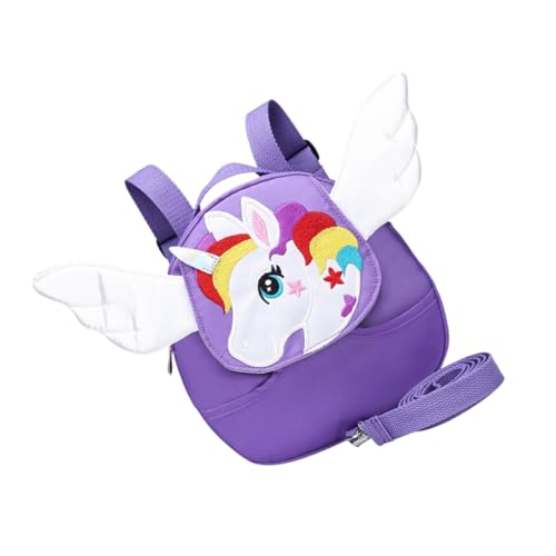 SOIMISS 2stücke Lustiger Cartoon-Rucksack Für Junge Mädchen Anti-Verlust Design Mit Einstellbarem Schultergurt Für Kindergarten Und Frühe Bildung Farbenfrohes Einhorn-Muster von SOIMISS
