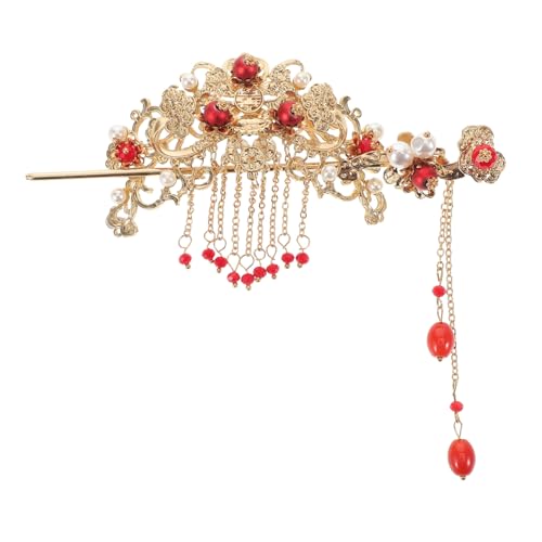 SOIMISS 2stücke Perlen Haarnadeln Chinesischen Stil Vintage Haarspangen Mit Quasten Haarnadeln Und Haarspangen Für Frauen Mädchen von SOIMISS