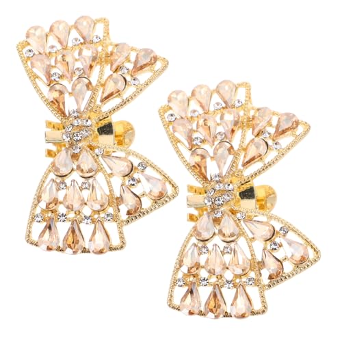SOIMISS 2stücke Schuhclips Mit Schleife Abnehmbare Strass-schuhe Dekoration Für Frauen Mädchen Braut Hochzeit Party Funktionsschuhschmuck Für High Heels Und Flats von SOIMISS