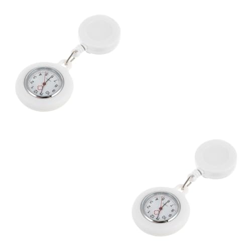 SOIMISS 2stücke Unisex Krankenschwesteruhr Mit Clip Handgelenk Taschenuhr Für Ärzte Und Pflegepersonal Leichte Und Tragbare Fob Uhr Für Krankenhausalltag von SOIMISS