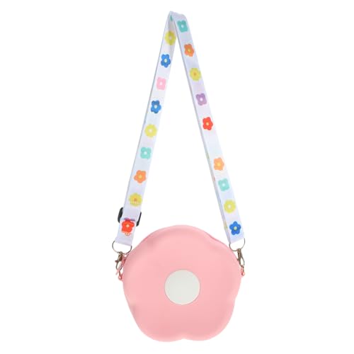 SOIMISS 2stücke Verstellbare Tragegurt Silikon Geldbörse Mit Blumenmuster Kleiner Umhängebeutel Für Münzen Schlüssel Und Kleingeld Praktisches Accessoire Für Damen von SOIMISS