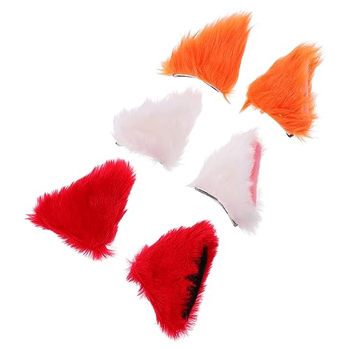 SOIMISS 3paare Cosplay Haarclip Mit Katzenohren Plüsch Haarspangen Für Kostümpartys Halloween Und Fotoshootings Bequemes Und Vielseitiges Accessoire von SOIMISS