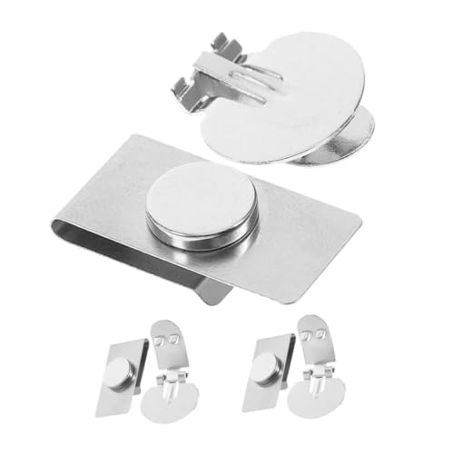 SOIMISS 3 Paare Magnetische Unsichtbare Krawattenklammer Edelstahl Unsichtbarer Krawattenhalter für Herren Hemden Business Hochzeit von SOIMISS
