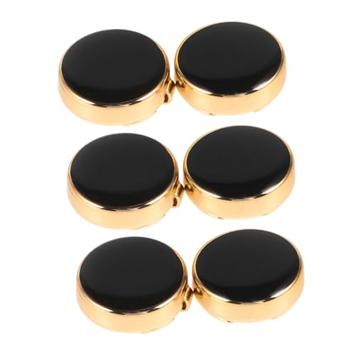 SOIMISS 3 Paare Manschettenknopf überzüge aus Zinklegierung Klassische Hemdknöpfe für Herren Formelle Anzug accessoires für Hochzeit Business und Festliche Anlässe von SOIMISS
