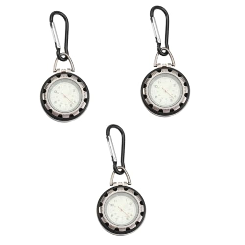 SOIMISS 3 STK Backpacker-Clip-Uhr taschenuhr Outdoor Uhr uhrn Sports Watch Multifunktionsuhr fortschrittliches Material watchxh Uhren für glattes Haar fob betrachten Ansteckuhr Gürteluhr von SOIMISS