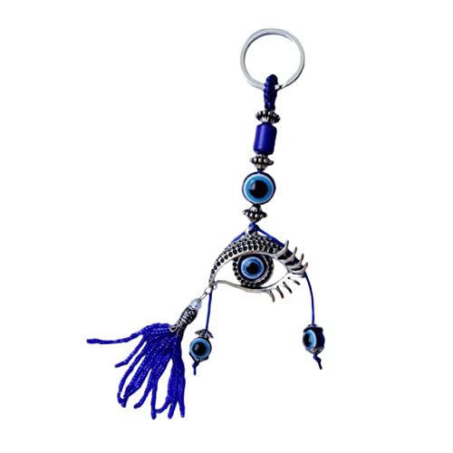 SOIMISS 3stücke Blaue Böse Augen Schlüsselanhänger Türkisches Wanddekor Hängender Aus Hochwertigem Islamisches Symbol Zur Glücksbringung Für Taschen Und Schlüsselorganisation von SOIMISS