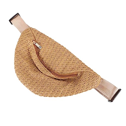SOIMISS 3stücke Sommer Bauchtasche Damen Imitation Strohwoven Crossbody Pouch Gürteltasche Für Strand Reisen Shopping Praktisch Und Stilvoll Für Alltag Und Ausflüge von SOIMISS
