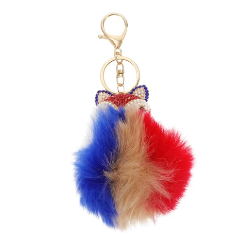 SOIMISS 3stücke Schlüsselanhänger Fuzzy Mit Glitzersteinen Großer Weicher Pelz-Bag- Für Handtaschen Autoschlüssel Und Handy Für Frauen Zu Besonderen Anlässen von SOIMISS