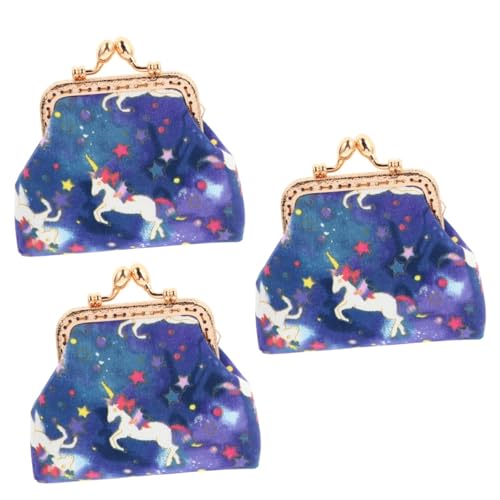 SOIMISS 3stücke Adorable Purse wasserdichte Kosmetiktasche Für Damen Tragbare Geldbörse Für Reisen Strand Partys Und Einkäufe Einzigartiges Design Für Mädchen von SOIMISS