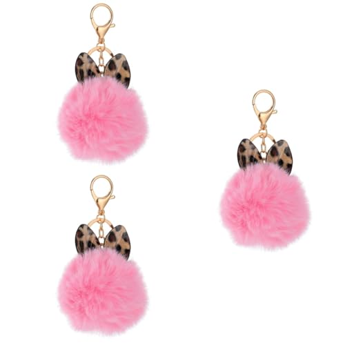 SOIMISS 3stücke Leoparden Muster Schlüsselanhänger Mit Plüschball Süßer Taschenanhänger Für Frauen Als Schlüsselhalter Oder Bag Charm Langlebig Und Stylisch SOIMISS 3stücke Leoparden Muster Schlüsselanhänger Mit Plüschball Süßer Taschenanhänger Für Frauen Als Schlüsselhalter Oder Bag Charm Langlebig Und Stylisch von SOIMISS