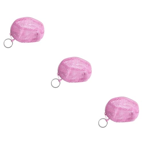 SOIMISS 3stücke Mode Geldbörse Kosmetiktasche Schlüsselanhänger Beutel Für Mädchen Praktische Aufbewahrung Für Kleingeld Kopfhörer Und Kosmetik Langlebiges Geruchloses Material von SOIMISS