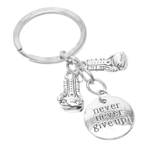 SOIMISS 3 STK Schlüsselanhänger aus Metall geldgeschenke Weihnachten weihnachsgeschenk Auto Schlüsselanhänger Herren Schlüsselanhänger Schlüsselanhänger Schlüsselringe Boxhandschuhe Silver von SOIMISS