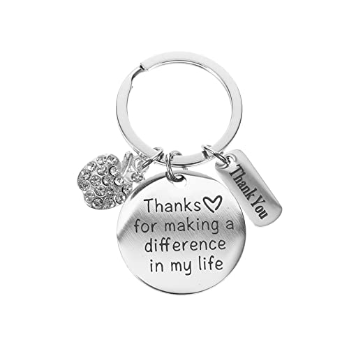 SOIMISS 3stücke Kreativer Schlüsselanhänger Aus Edelstahl Für Lehrertag Runde Form Perfektes Zur Langlebig Und Handlich Für Schlüssel Taschen Und Rucksäcke von SOIMISS