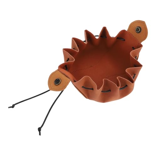 SOIMISS 3 STK Würfel Ledertasche Geldbörse Mit Reißverschluss Schlüsseltasche Für Kopfhörer Herren Geldbörse Würfeltasche Kartenetui Für Herren Herren-geldbörse Geldbörsen Brown Verfärbung von SOIMISS