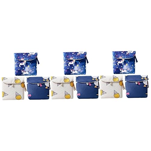 SOIMISS 3sätze Teiliges Große Kapazität Hygieneartikel Aufbewahrungstasche Muster Einhorn Ente Eiscreme Münzbeutel Für Damen Für Handtaschen Und Reisen von SOIMISS