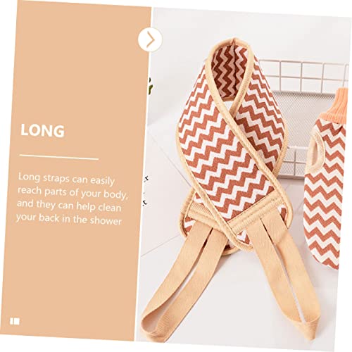 SOIMISS 3 Sätze Peeling Badetücher mit Langen Schlaufen Doppelseitige Koreanische Waschhandschuhe und Rücken Scrubber Sanfte Körperreinigung Langlebiges Material für Dusche und Bad von SOIMISS