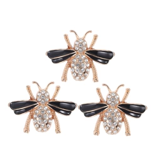 SOIMISS 3 Stück Abnehmbare Bienen schuhclips mit Strass Dekorative Metall schuhschnallen für Damen Stilvolle DIY schmuck accessoires für Hochzeit Party und Alltag von SOIMISS