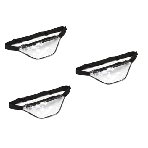 SOIMISS 3 Stück Damen Hüfttasche Lauftasche Gürtel Für Damen Reise Gürteltasche Transparente Gürteltasche Hüfttasche Für Damen Modische Gürteltasche Für Damen Strandtasche Für von SOIMISS