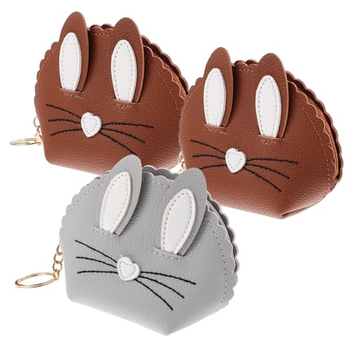 SOIMISS 3stücke Bunny Ohren Geldbörse Niedliche Schlüsselanhänger Für Münzen Für Partys Und Bunten Farben Erhältlich von SOIMISS