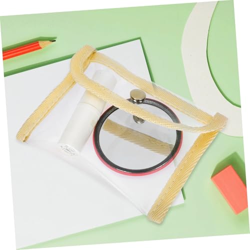 SOIMISS 3 Stück PVC Kosmetiktasche Teiliges Transparent Klarer Kulturbeutel Reise Aufbewahrungstasche Schminktasche für Damen Große und Kleine PVC Beutel für Münzen und Kosmetik von SOIMISS