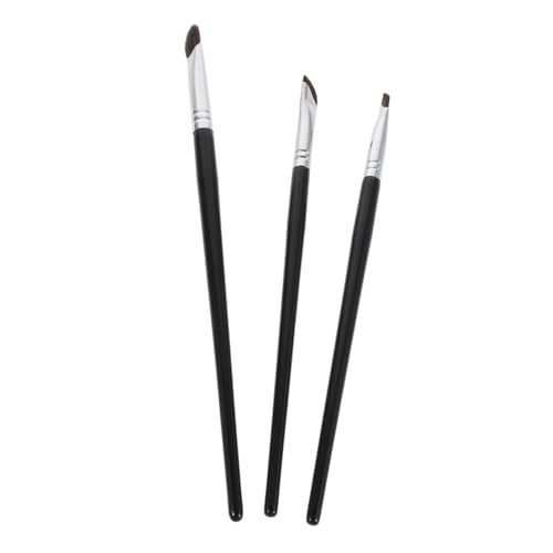 SOIMISS 3stücke Augenpinsel Abgewinkeltem Lidschattenpinsel Und Detailpinsel Für Augen Lidschatten-tool Mit Weichen Borsten Make-up-augenpinsel Für Damen Zum Verblenden Und Konturieren von SOIMISS