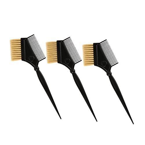 SOIMISS 3 Stück Teiliges Haarfärbe Haarfärbepinsel für Diy Haarfärbung Professionelle Anwendung für Damen und Herren Einfach zu Reinigen von SOIMISS