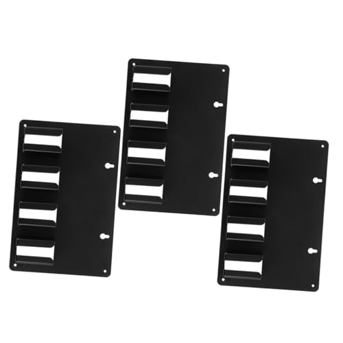 SOIMISS 3 Stück Teiliges Haarschneider Ständer Schwarz Universeller Friseur Clipper Organizer mit Stabilem Halter Platzsparend für Salon und Barbershop Einfaches Werkzeugmanagement und von SOIMISS