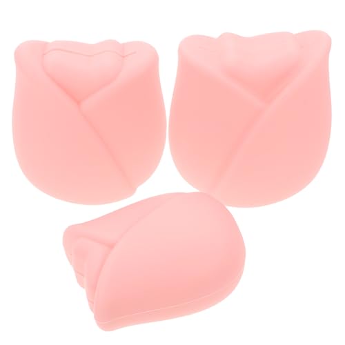 SOIMISS 3 Stück Teiliges Silikon Make Up Pinsel Schutzkappen Flexibel Wasserabweisend Kompakt Reise Kosmetik Pinselhüllen für Foundation Concealer Lidschatten Pinsel von SOIMISS