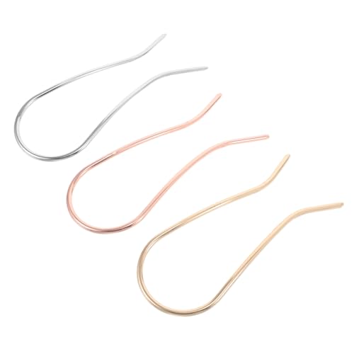 SOIMISS 3stücke U-förmige Haarspangen Aus Zinklegierung Haarnadeln Für French-twist Vintage-haarspangen Haarstyling-zubehör Für Frauen Und Mädchen von SOIMISS