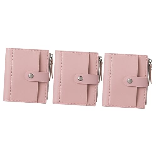 SOIMISS 3stücke Damen Kurze Geldbörse Aus Pu Mit Kartenfächern Und Münzfach Multifunktionale Geldtasche Leicht Und Tragbar von SOIMISS
