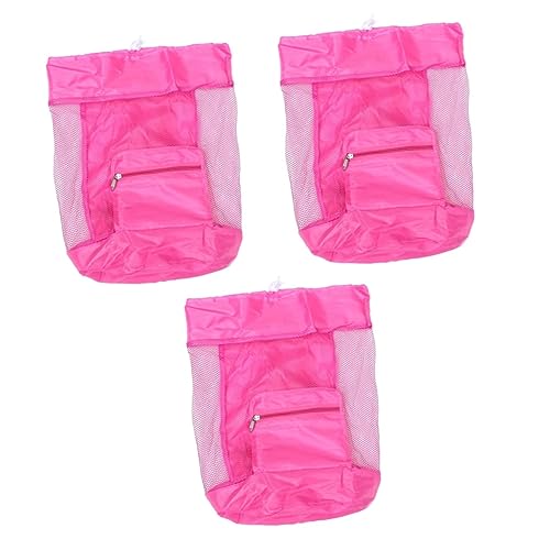 SOIMISS 3-teilige Muscheltasche Für Jungen Und Mädchen Und Mädchentasche Aus Netzstoff Strandtasche Kompakt Und Leicht von SOIMISS