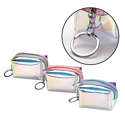 SOIMISS 3stücke Bunte Aufbewahrungstaschen Grüne Damengeldbörse wasserdichte Transparente Handtasche Kreative Organizer-Tasche Für Damen Zufällige Farbe von SOIMISS